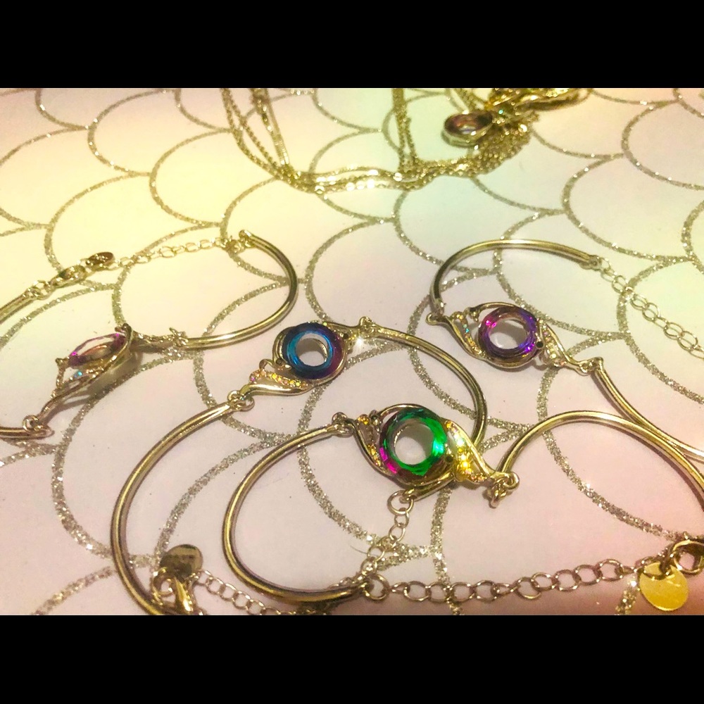 Ocean Eye Real Silver Bracelets Multiple Colors I… - image 3